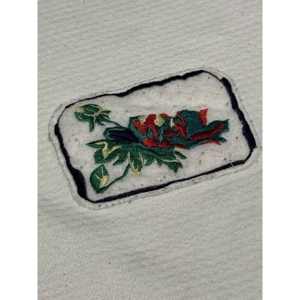 Gina Peters Grandamacore Sweater Vest‎ Women Medium Cardigan Hooded Floral Snap - Image 5
