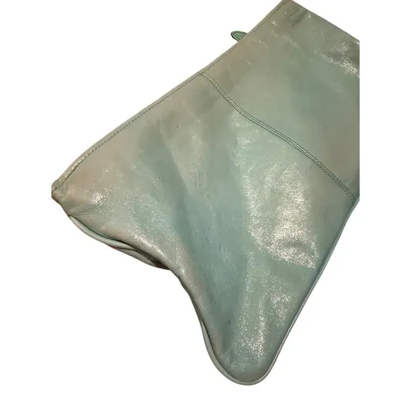VTG HOBO Oversized Leather Clutch Wristlet - Image 5