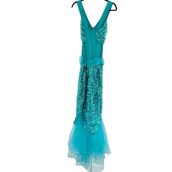 Charades Sequin Mermaid Costume Ariel Halloween Costume NEW Medium - Image 6
