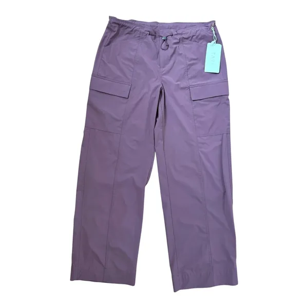 Tavi Warm Up‎ Pant Rose Pink Cargo Athleisure Wide Leg C17825ROS-S Small NEW - Image 2