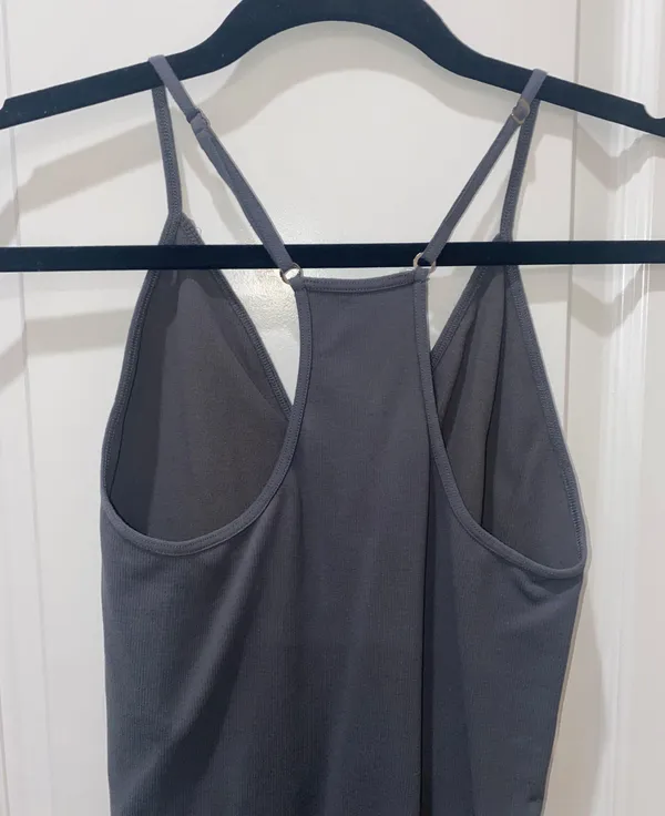Free People Dark Gray Bodysuit - Image 2