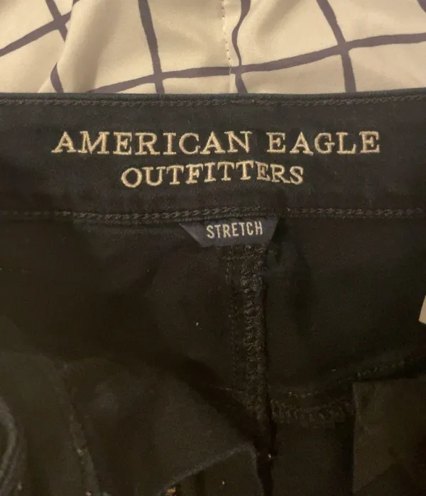 American Eagle black jean shorts - Image 2
