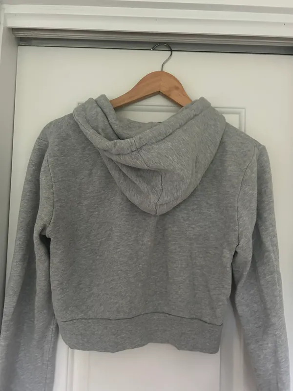 Brandy Melville Gray Crystal Hoodie - Image 3
