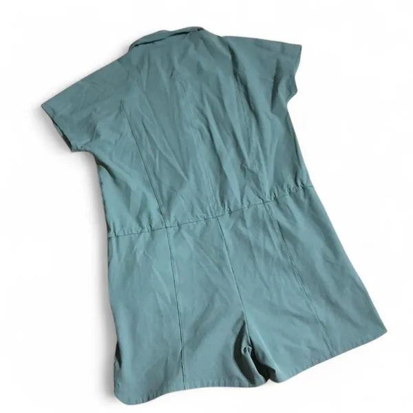 Lululemon Stretch Rib Pocketed Romper Womens 6 LW1CSYS Gorpcore Zip Drawstring - Image 7