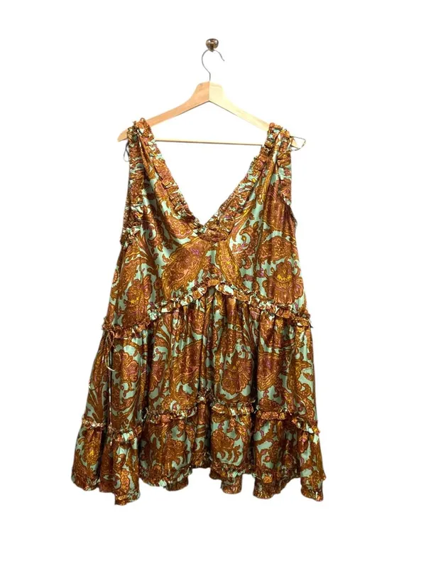 Zimmermann Silk Tiggy Mini Dress Beige Size 1(M) Designer Boho Summer Coastal - Image 12