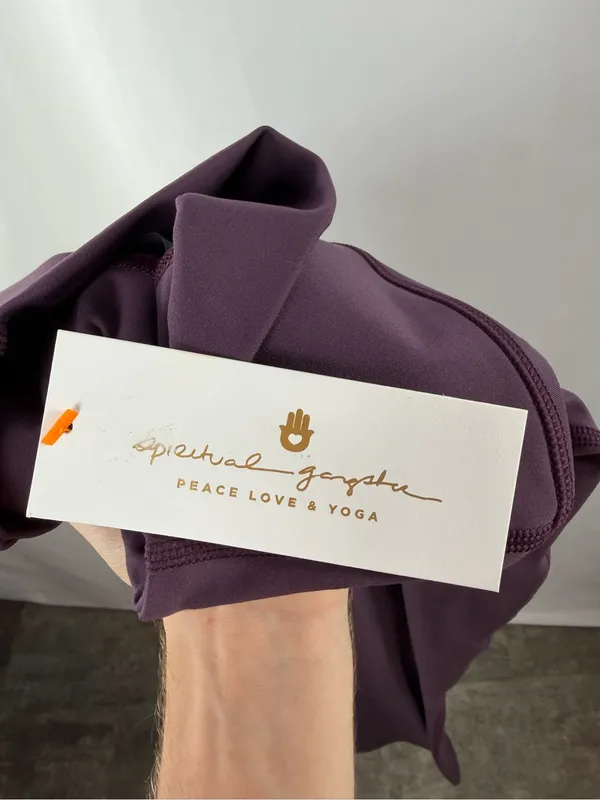 NWT Spiritual Gangster Spiritual Giselle‎ Boot Cut Pant in Midnight Plum Purple - Image 5