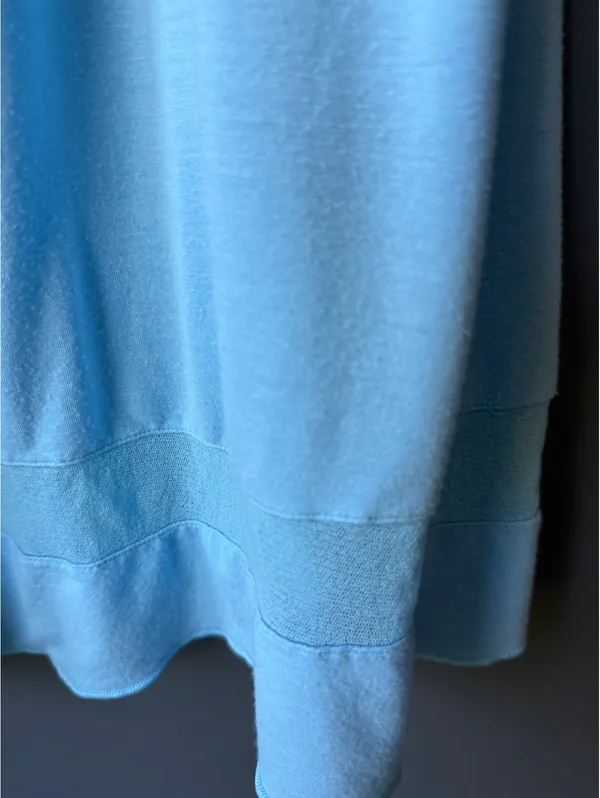 Victoria's Secret Angel Light Blue Lace Trim Slip Dress Size M - Image 11