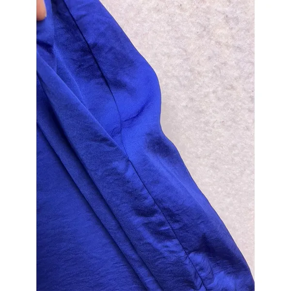 BCBGeneration‎ Mini Dress Womens XS Blue Flutter Sleeve Surplice V-Neck Cocktail - Image 3