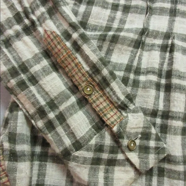 Anthropologie Free People madras shirt XS - Image 5