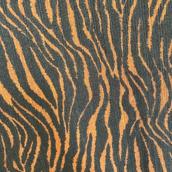 Zara Black Midi Dress Brown Black zebra tiger animal Print turtleneck longsleeve - Image 5