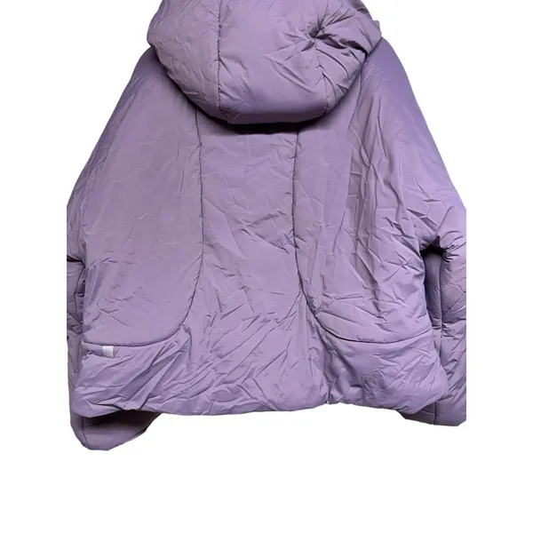 Lululemon Hooded Insulated Wrap Jacket Heathered Light Orbit Women's Size 8‎ - Image 2