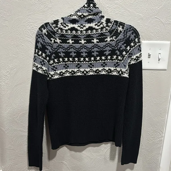 Columbia Pine Street Jacquard Pullover Sweater Size Medium - Image 5