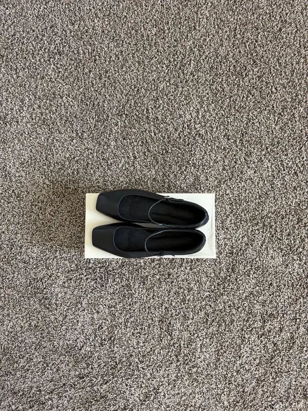 Tony Bianco BAMBI flats in BLACK VENICE, size 5.5 - Image 10