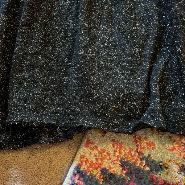 Free people xs black‎ sparkly blouse - Image 9