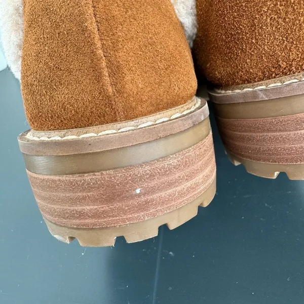 NEW Steve Madden Leopold Suede Leather Chelsea Boot in Camel Size 6.5 - Image 11
