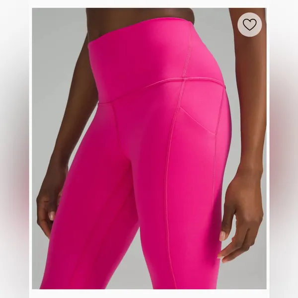 EUC lululemon Align High-Rise Pant with Pockets 25", Sonic Pink, Size 6 - Image 4