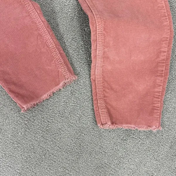 We The Free Free People Raw Hem Corduroy Ankle Skinny Pants‎ Dusty Rose Pink 27 - Image 6