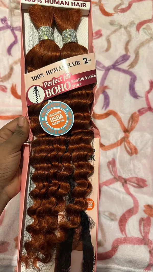 Boho human hair Red - Image 5