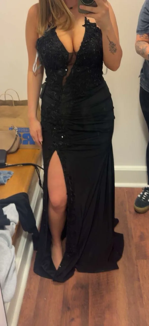 Camille La Vie Prom DressBlack - Image 4