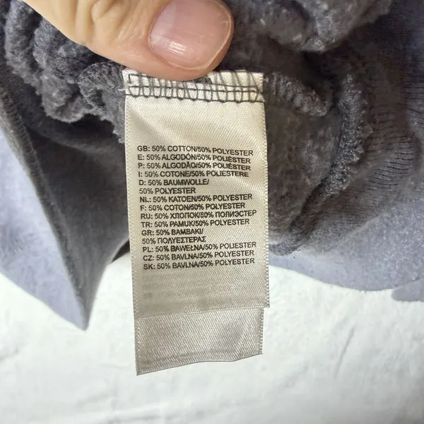 The North Face Gray Pink Fleece Graphic Print Pullover Hoodie Women’s size XL - Image 6