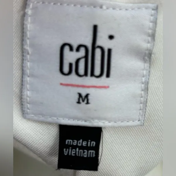 CAbi M Minimalist Workwear Office Knit Asymmetrical Neckline Top - Image 6
