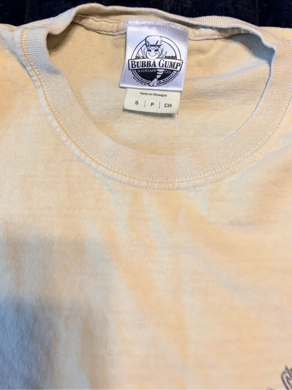 Vintage Women’s Light Yellow Pocket Tee with Surf Graphic - Image 3