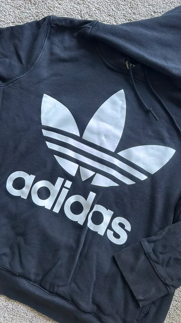 Black Adidas Sweatshirt Size L - Image 2