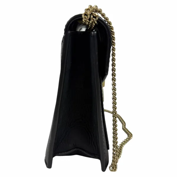REISS Coleville Small Leather Crossbody Bag Convertible Shoulder Bag Black - Image 4