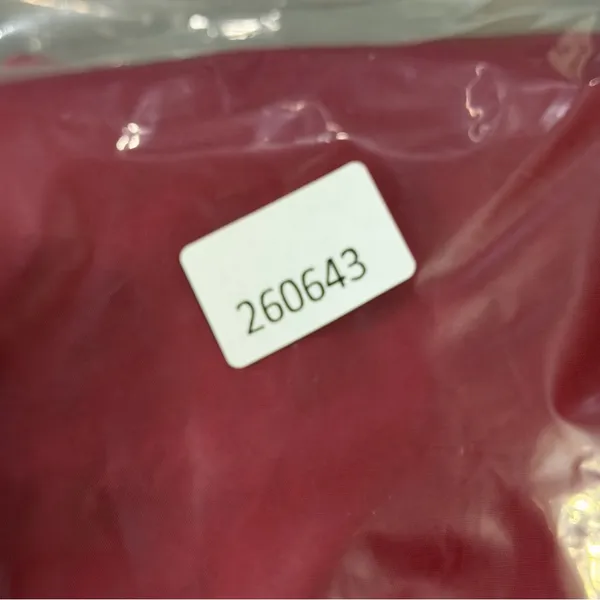 Women's Maroon Two Piece Scrub Set Size XL #260643 Red - Image 10