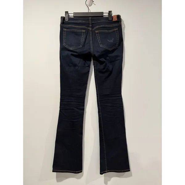 Sneak Peek Y2K Boot Cut Jeans Womens 29** Low Rise Stretch Distressed Travel - Image 2