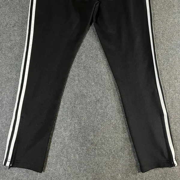 Adidas Originals Women Black 3-Stripe Track Pants Trefoil Logo Size L BK0017 - Image 10