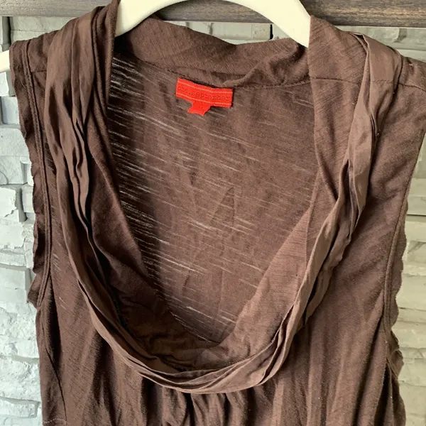 Anthropologie Vintage one.september brown tank top - Image 7