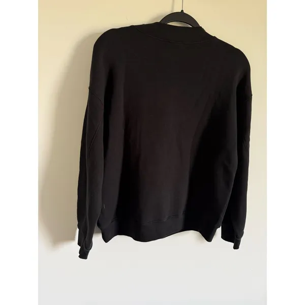 $108 New JCrew Heritage Terry Mockneck Sweatshirt Black Small - Image 7