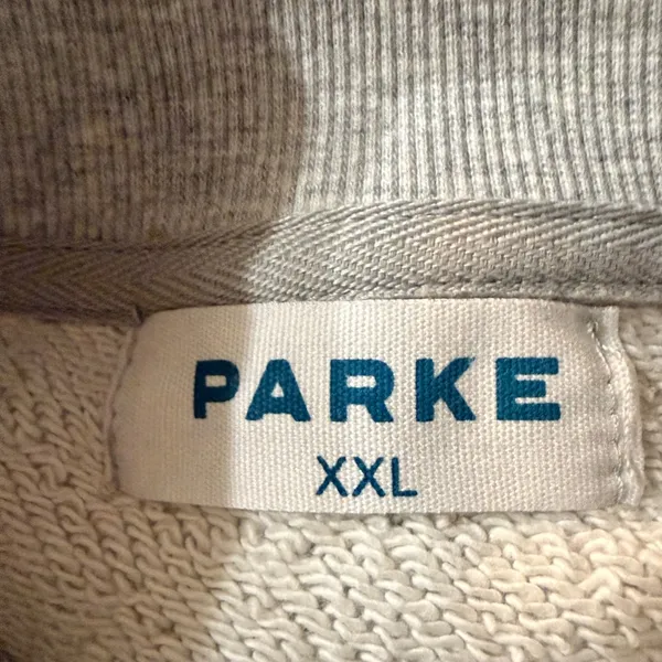 PARKE Limited Edition 3rd Birthday Sweatshirt XXL Gray‎ Oversized Mock Neck - Image 13