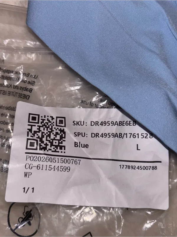 New Zolucky Dress Blue Size L - Image 2