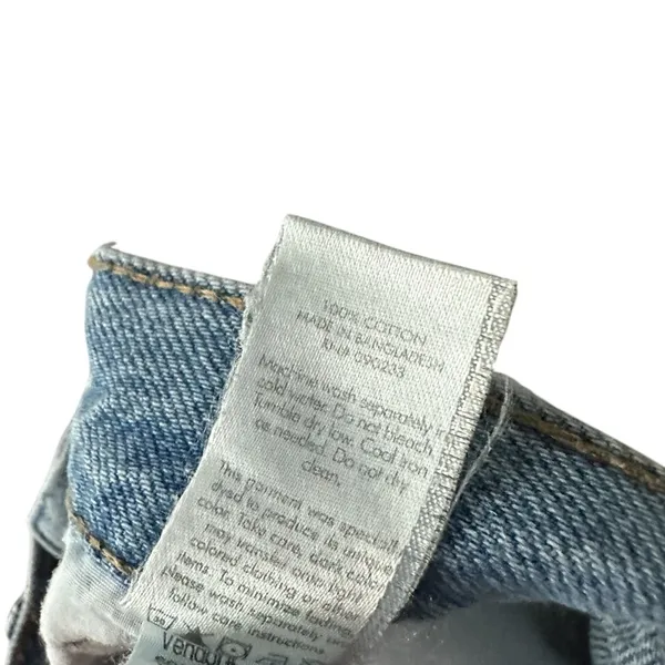 PacSun‎ Vintage High Rise Denim Shorts 27 Light Wash Frayed Cutoff - Image 7