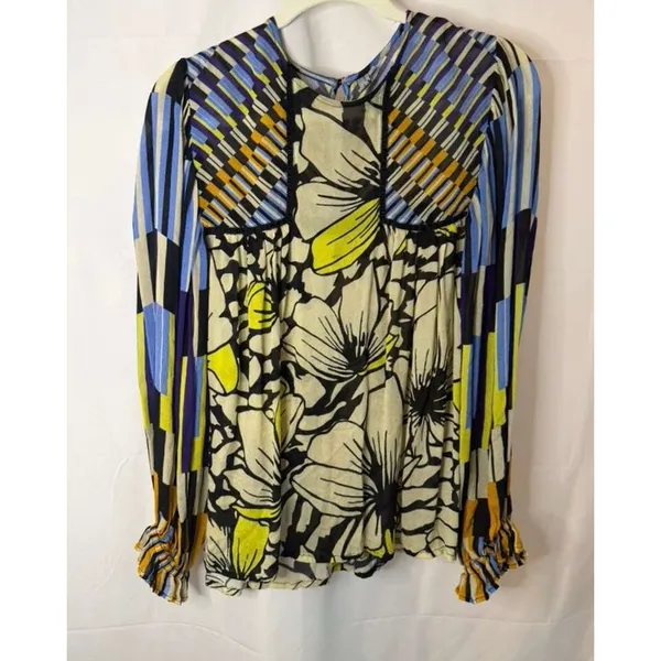 Blank London Anthropologie Miranda Peasant Blouse sz. M - Image 3