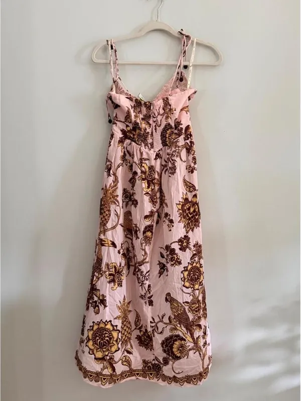 Farm Rio Tropical Landing Midi Dress - Image 6