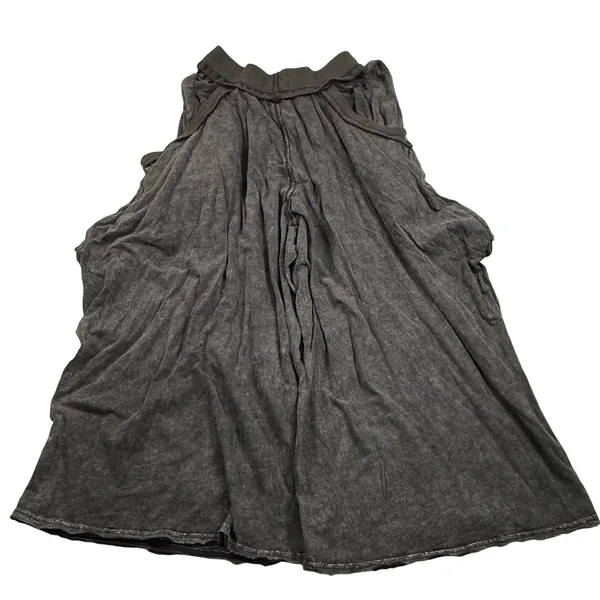 Oli & Hali Mineral Washed Side Pockets Jetty Harem Pants Women Small Gray BP0006 - Image 6