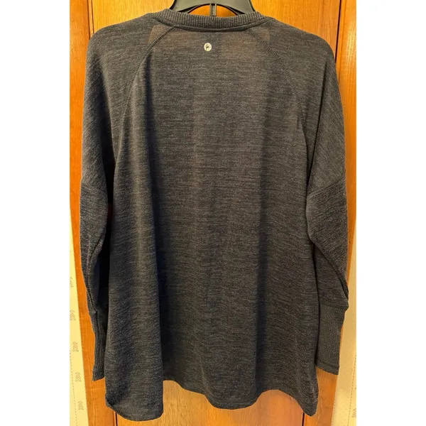 Heather Charcoal Active Life Long Sleeve Sweater - Image 2