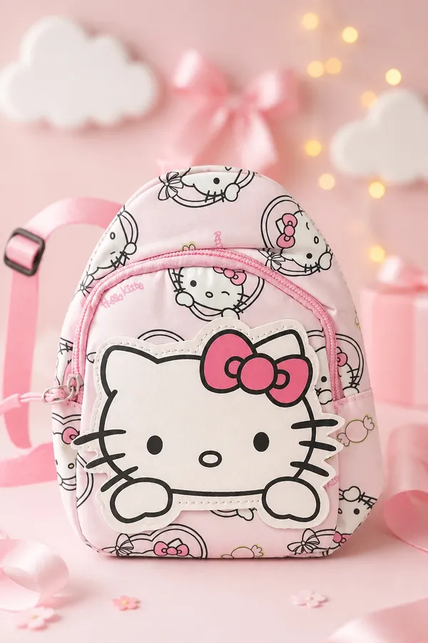 Sanrio Hello Kitty Mini Sling Adjustable Strap Backpack NWT - Image 4