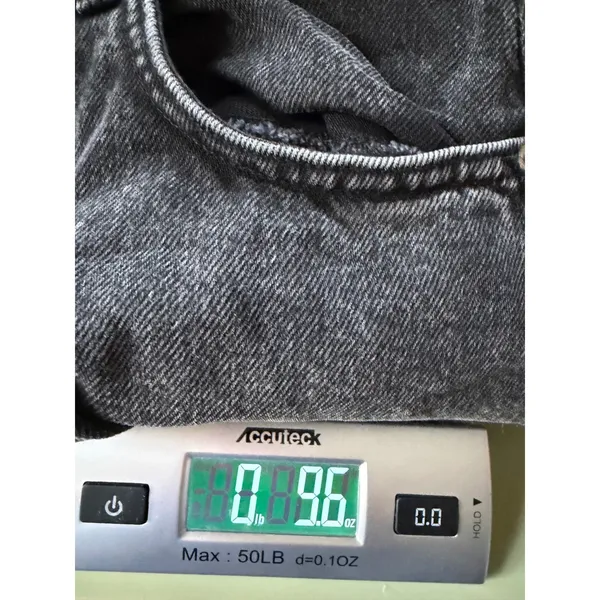 Zara‎ Washed Black High Waisted Distressed Denim Shorts Size 2 - Image 10