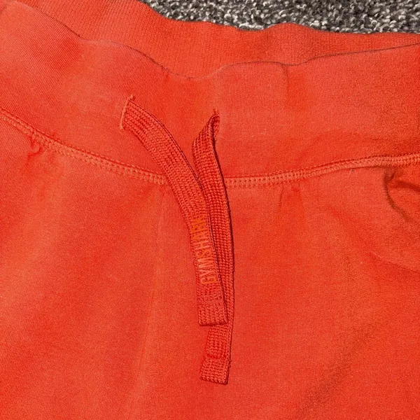 Gymshark Women's Orange Athletic Shorts Size Medium Drawstring Gym - Image 13
