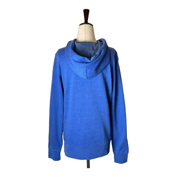The North Face‎ Sweatshirt Women Medium Blue Logo Hoodie Athletic Gorpcore - Image 2