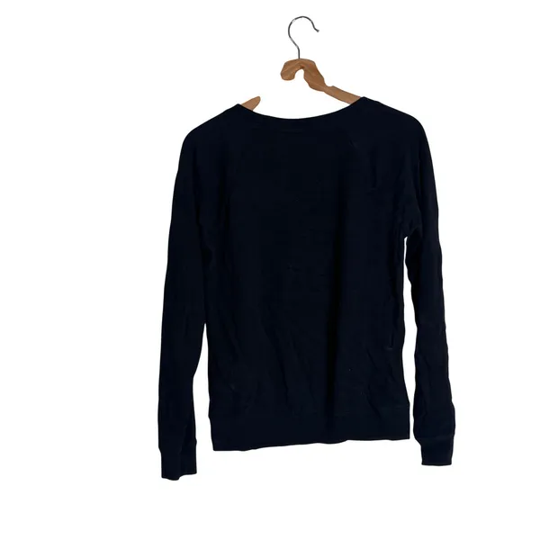Victoria's Secret Women's Pink Lips Graphic Sweatshirt Black XS y2k - Image 2