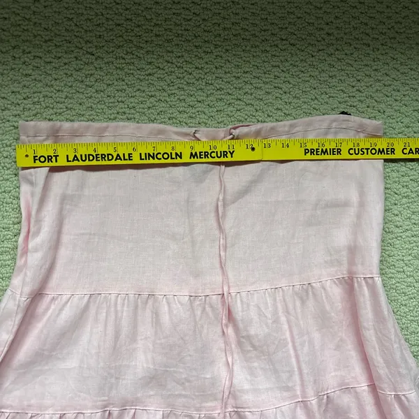 COPY - Great pink skirt - BNWT - Size 6 - 100% Linen - Image 4