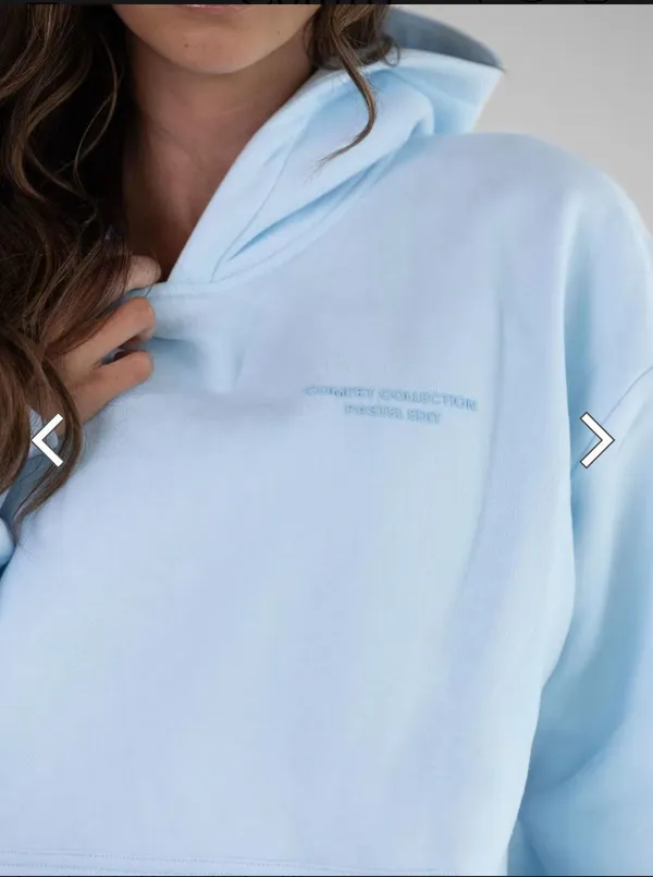 Comfrt Hoodie in Baby Blue - Image 2