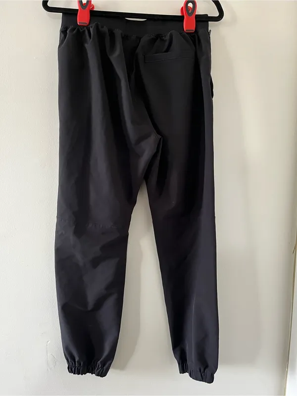 Abercrombie Black Pull On Jogger Pants Small Travel Comfy Minimalist Workout - Image 4