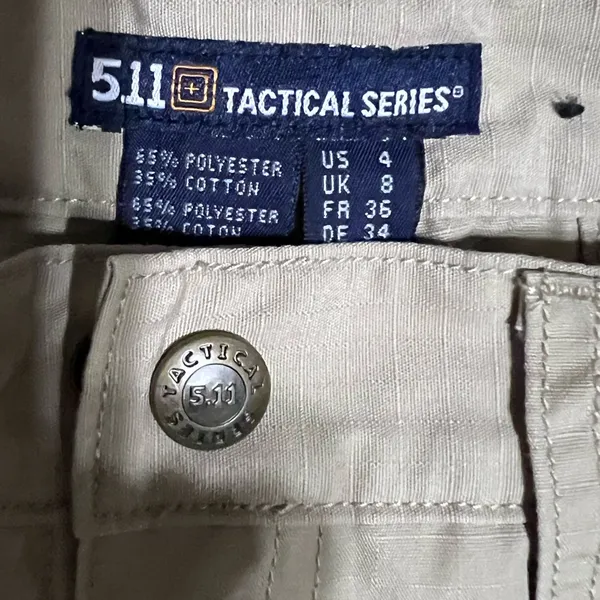 5.11 Tactical Women's Gray Cargo Pants #466 - Image 3