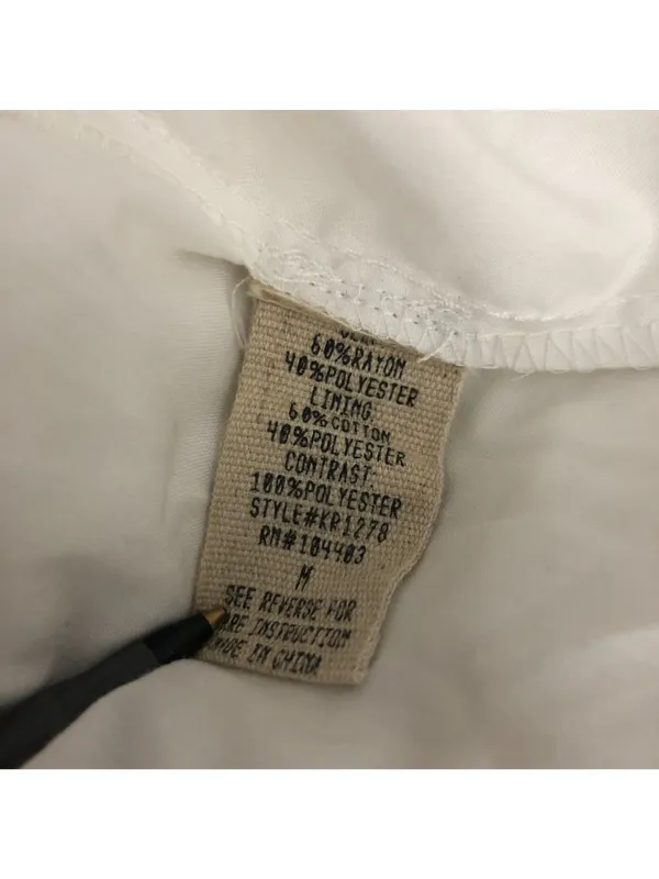 Moon River White Spaghetti Strap Midi Dress With Lace Trim Size M - Image 4